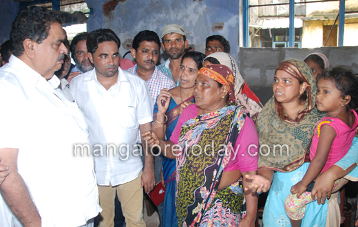 Ramanath Rai visits sea erosion-affected places in Ullal